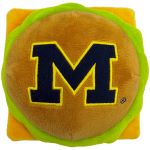 MI-3353 - Michigan Wolverines- Plush Hamburger Toy
